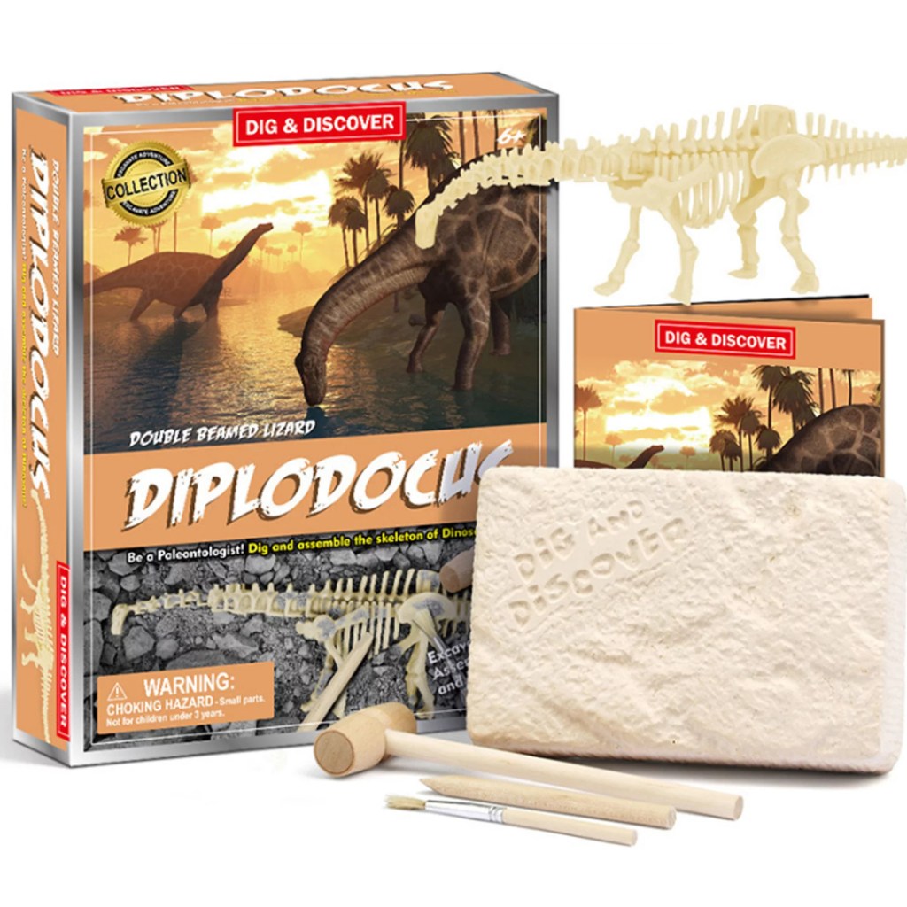Dig and Discover Jurassic Dinosaur Excavation Set - Party Plus ...