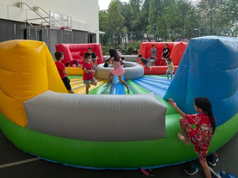 Hungry Hippo inflatable game rental Singapore
