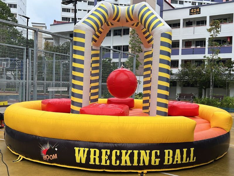 Wrecking ball inflatable game rental Singapore