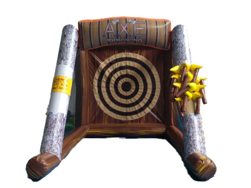 Axe throwing inflatable game rental Singapore